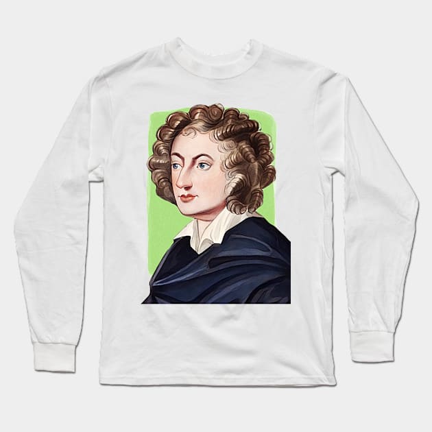 English Composer Henry Purcell illustration Long Sleeve T-Shirt by Litstoy 